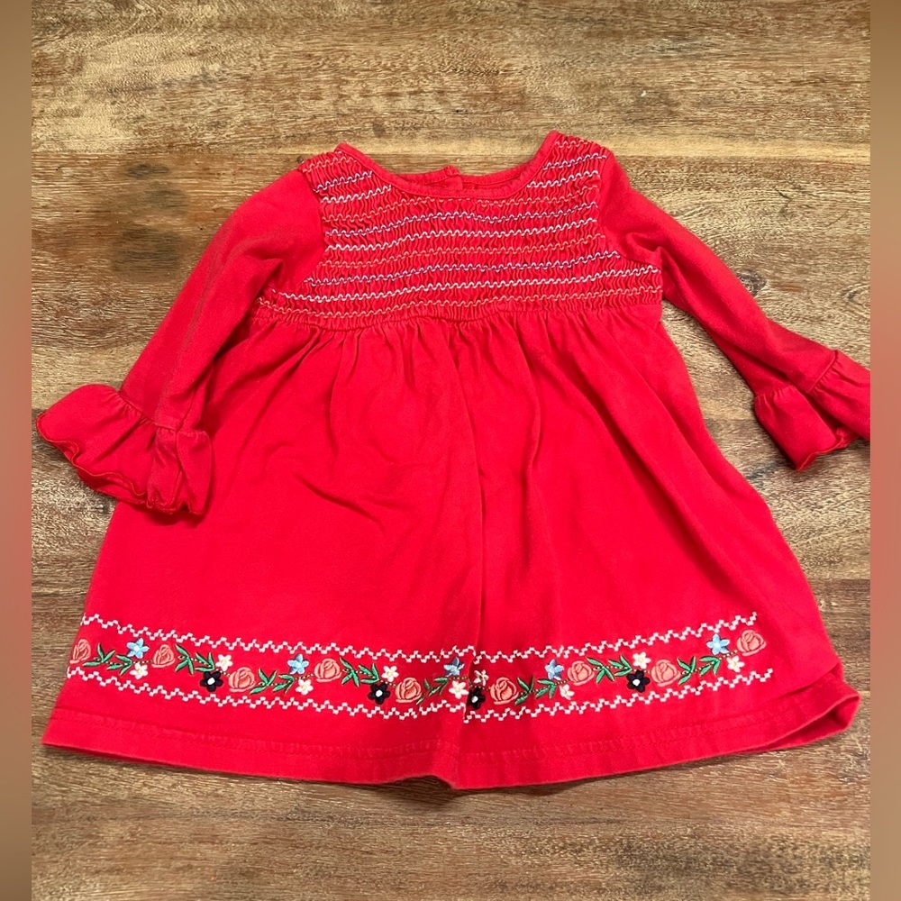 Good Lad Embroidery Dress Size 12 M